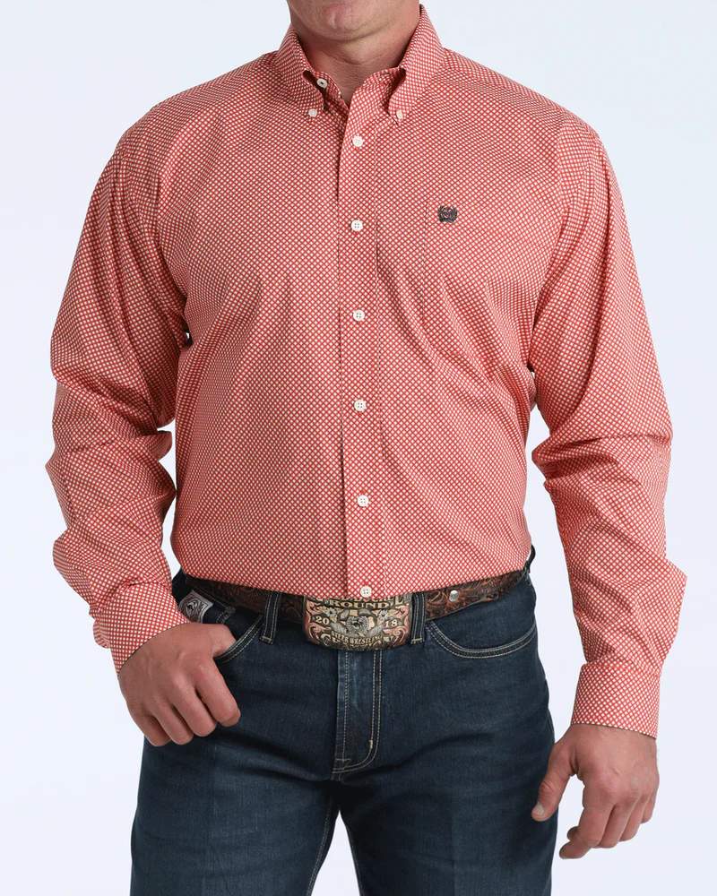 Cinch Mens MTW1106041 Star Stretch Classic Shirt
