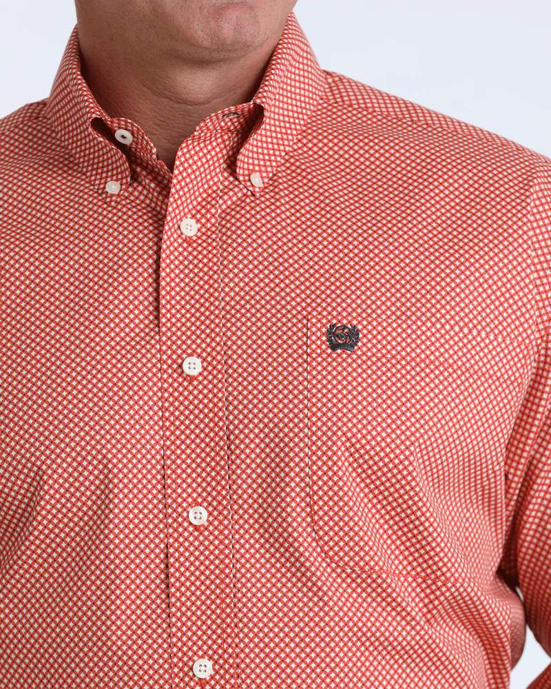 Cinch Mens MTW1106041 Star Stretch Classic Shirt