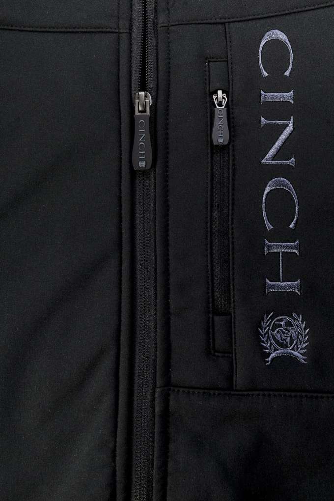 Cinch Mens Bena MWJ1009000 Black Bonded Jacket