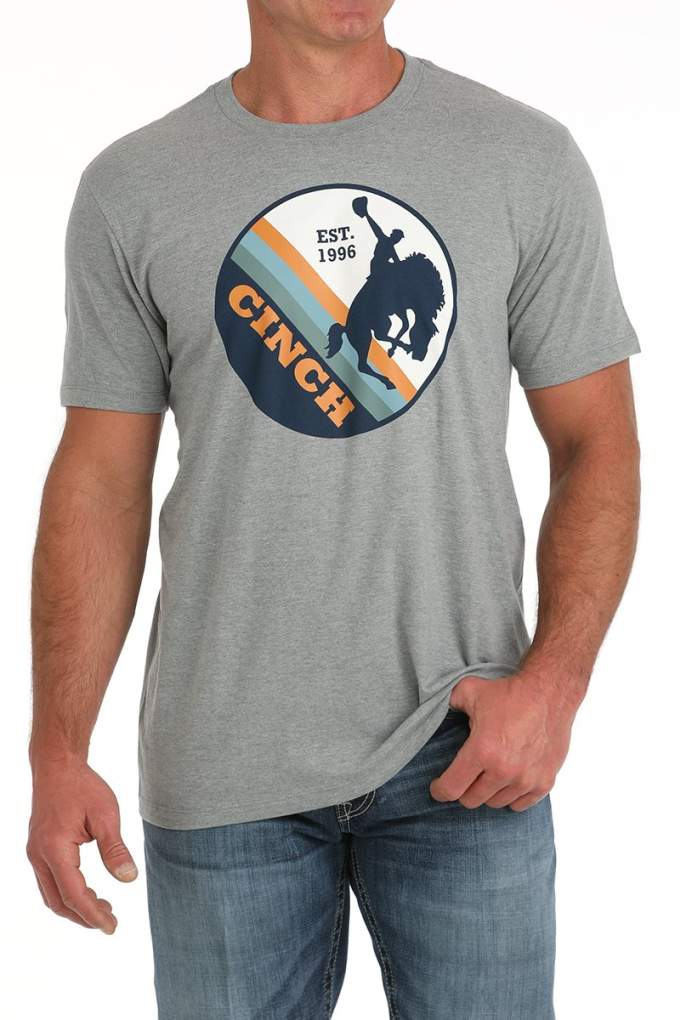 Cinch Mens Bucking Bonc MTT1690665 Tee