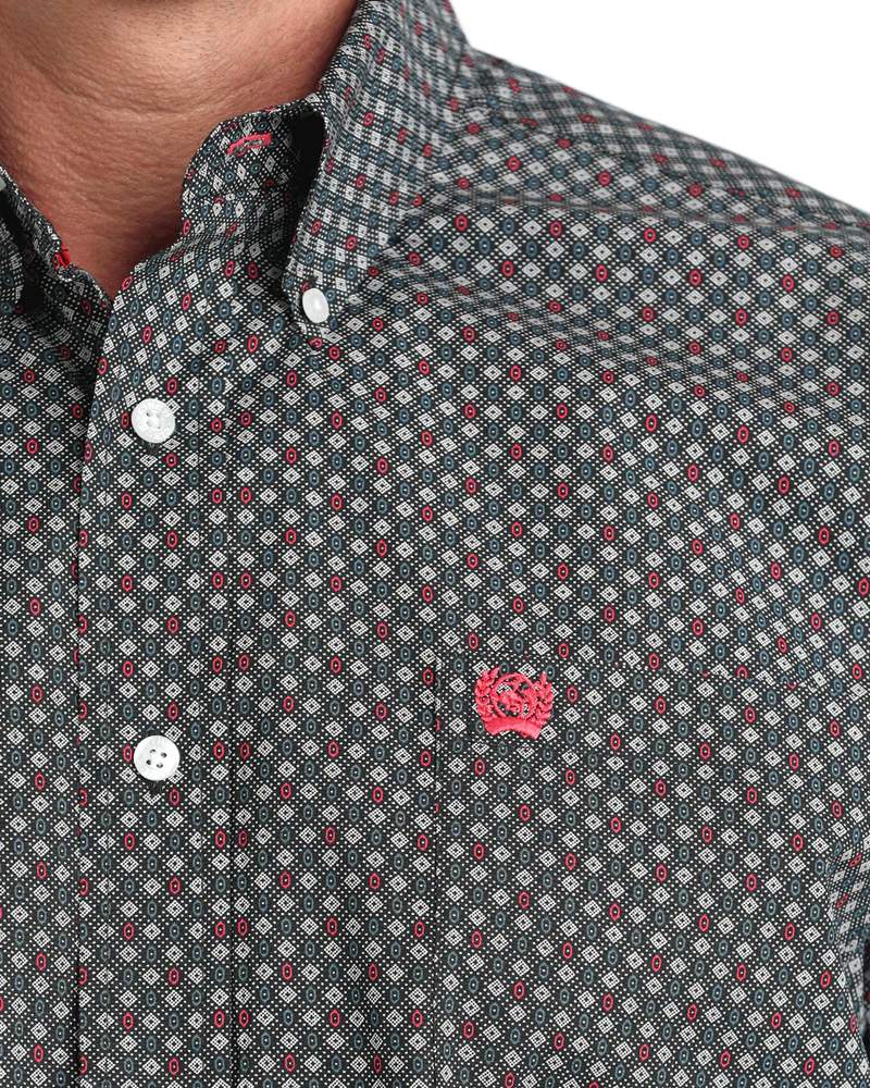 Cinch Mens MTW1106043 Geo Shirt