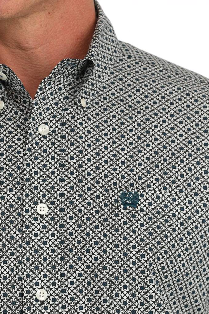 Cinch Mens MTW1105909 Geo Shirt