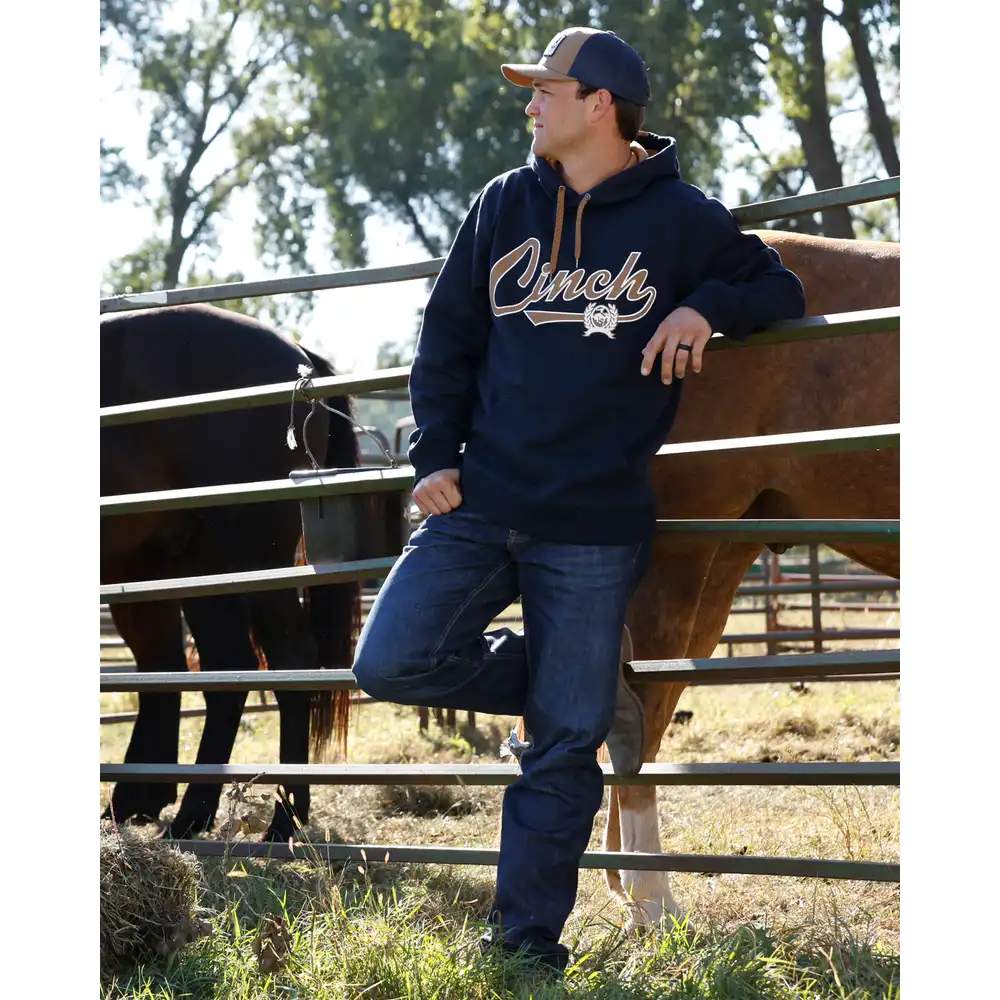 Cinch Mens MWK1206036 Fleece Hoodie