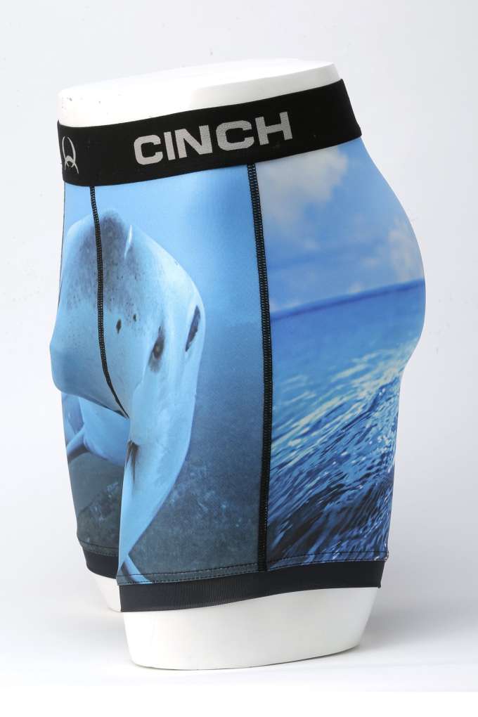 Cinch Mens Jaws Boxers 6 Inches