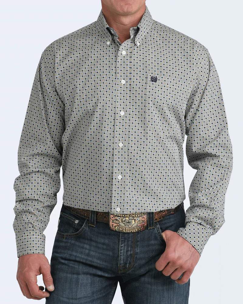Cinch Mens Kaleidoscope Contrast MTW1106083 Shirt
