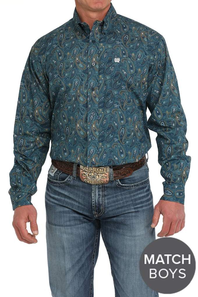 Cinch Mens Paisley MTW1105888 Shirt