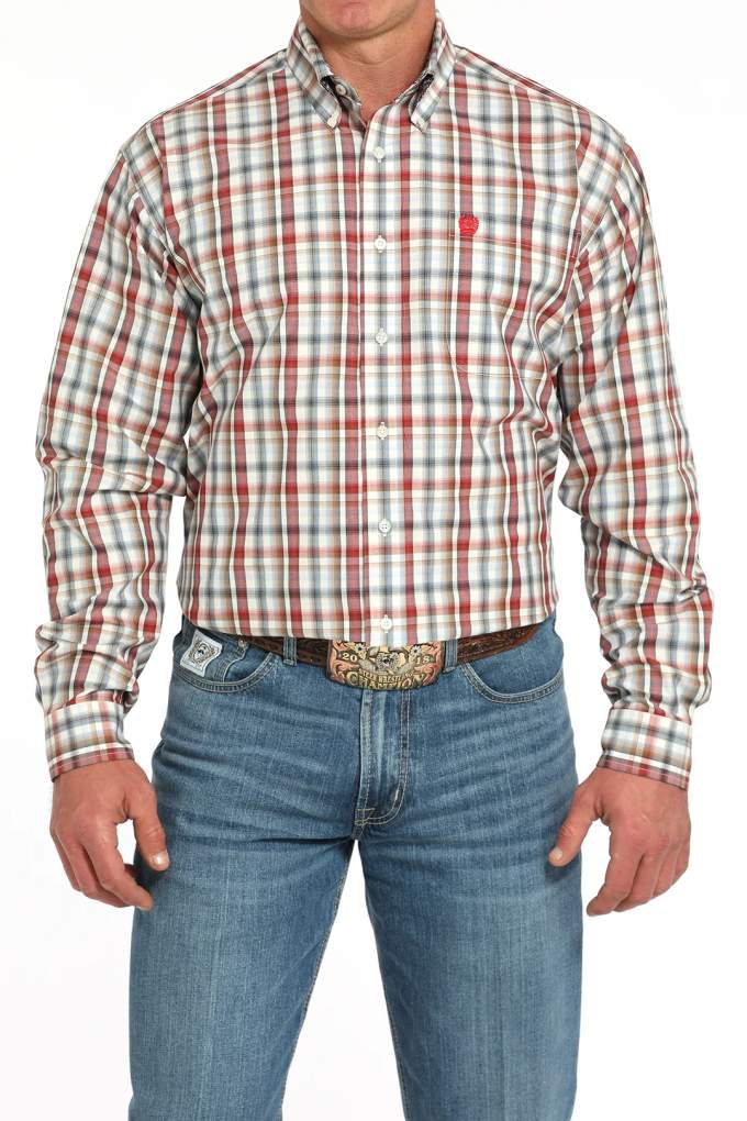 Cinch Mens Plaid MTW1105946 Classic Shirt