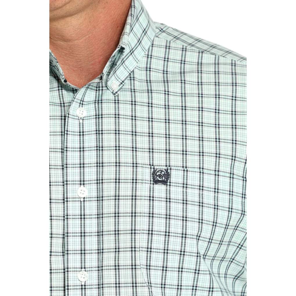 Cinch Mens Plaid MTW1111487 S/S Classic Shirt