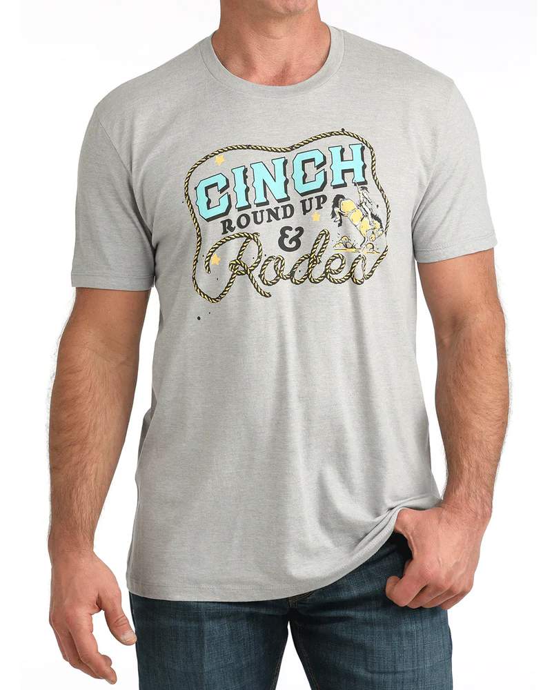 Cinch Mens Round Up &amp; Rodeo Tee