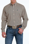 Cinch Mens Stretch Geo Print Shirt