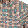 Cinch Mens Stretch Geo Print Shirt