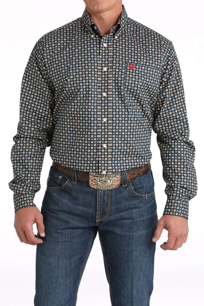 Cinch Mens Stretch Medallion MTW1105808 Shirt
