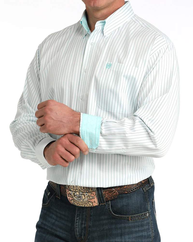 Cinch Mens Tencel Striped Shirt