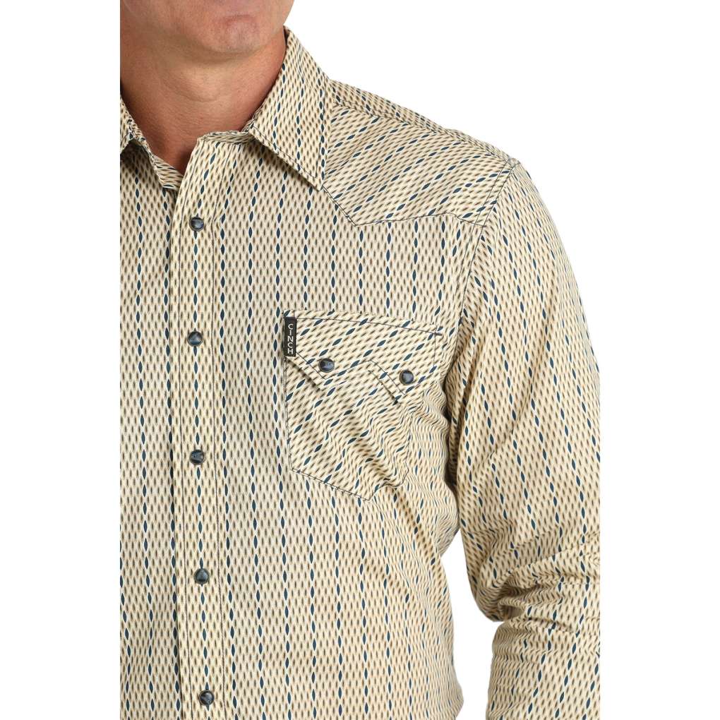 Cinch Mens Vintage Stripe MTW1301077 Shirt