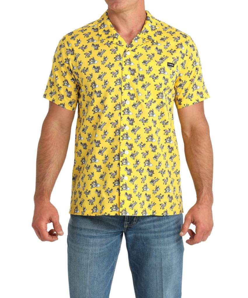 Cinch Mens Wonky Donkey S/S Shirt