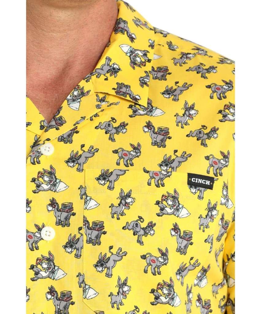Cinch Mens Wonky Donkey S/S Shirt