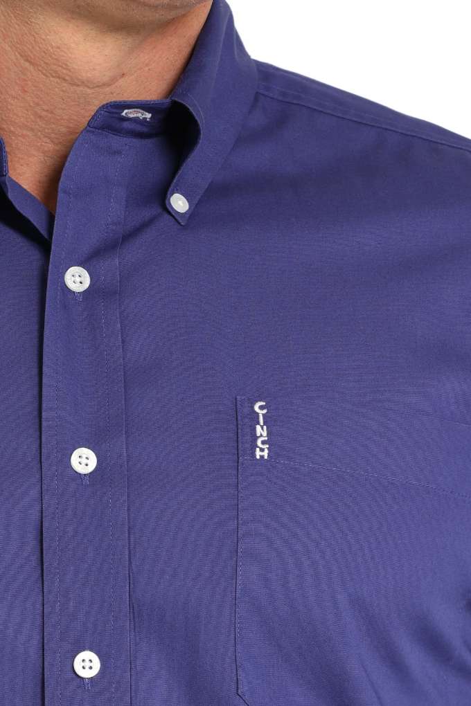 Cinch Mens MTW1347121 Purple Modern Fit Shirt