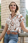 Cruel Girl Ladies Reins CTW7163005 S/S Blouse
