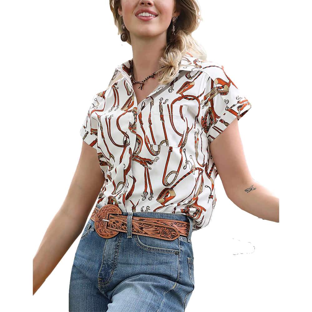 Cruel Girl Ladies Reins CTW7163005 S/S Blouse