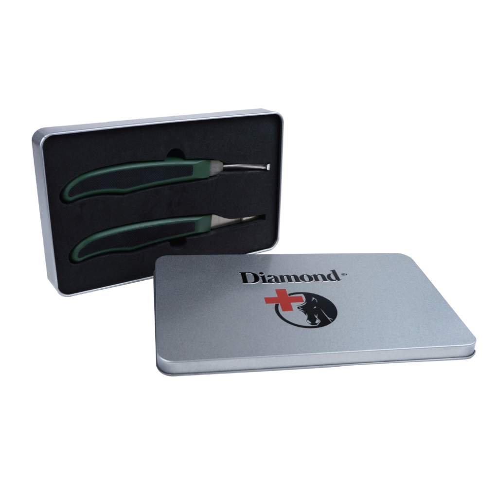 Diamond Super Sharp 2 Piece Hoof Knife Vet Pack