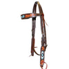 Fort Worth Beaded Headstall Turquoise
