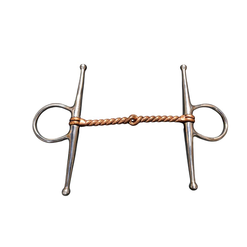 Full Cheek Twisted Copper Mouth Bit S/S