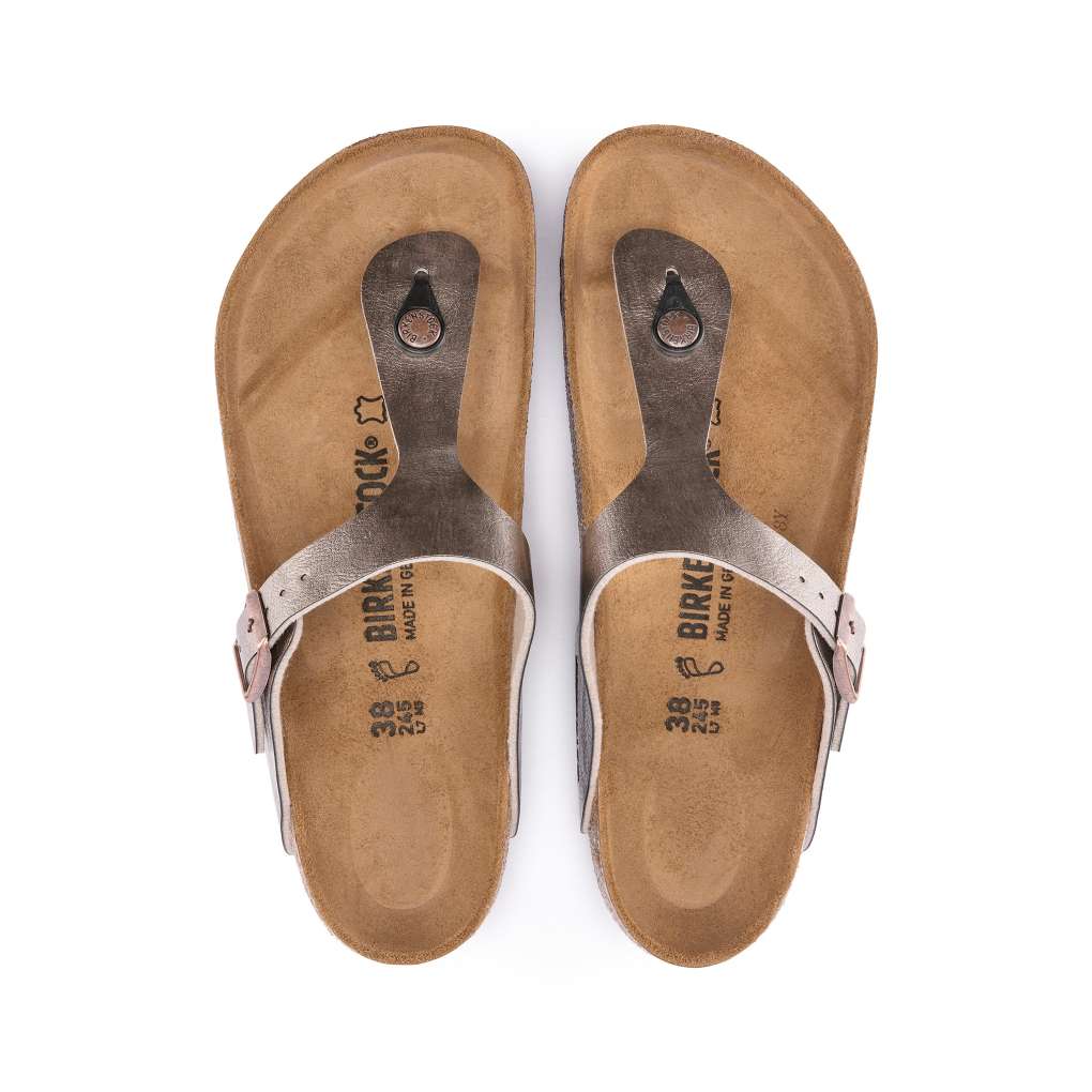 Birkenstock Gizeh Graceful Taupe Birko-Flor Regular