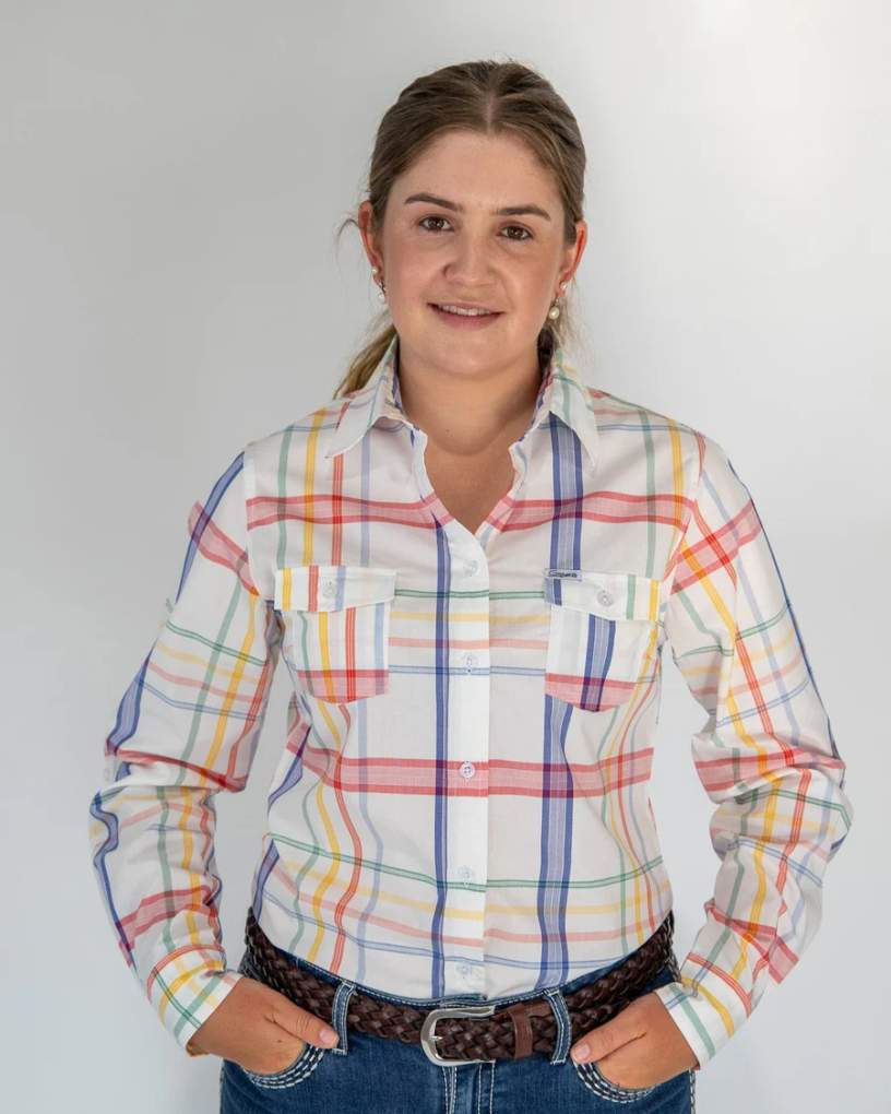 Grovers Ladies Fiona Plaid Shirt