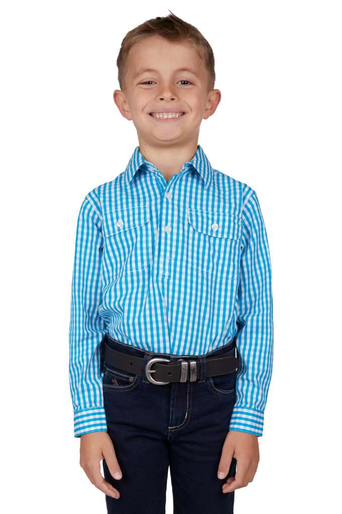 Hardslog Kids Alonzo Check Shirt