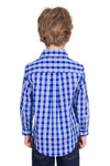 Hard Slog Kids Levers Plaid Half Placket Shirt