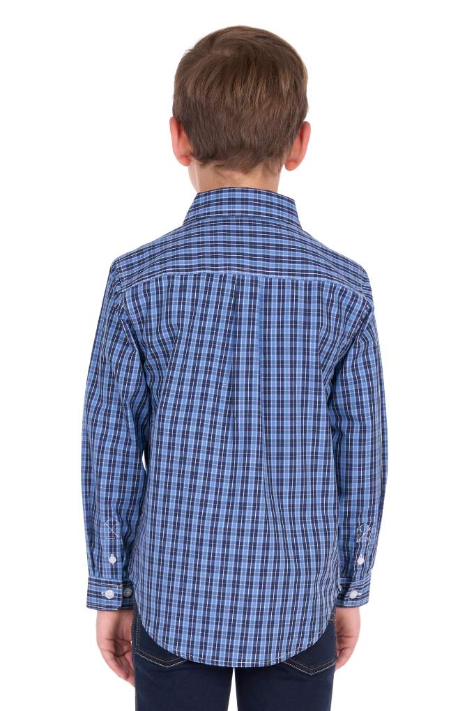 Hard Slog Kids Wyatt Plaid Workshirt