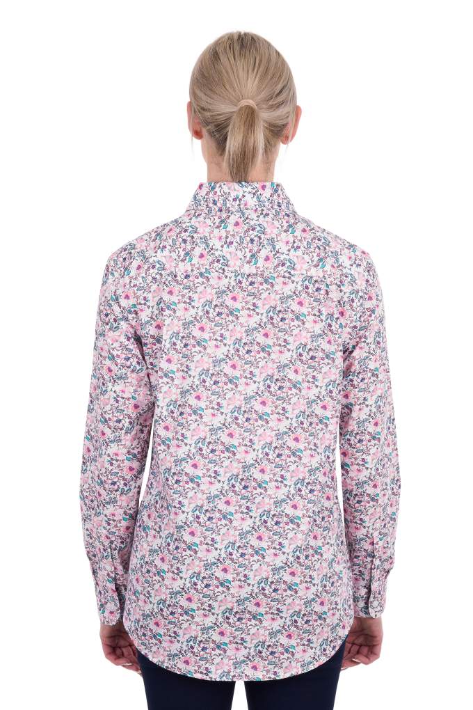 Hard Slog Ladies Joyce Floral Workshirt