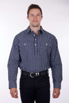 Hard Slog Mens Alon Half Placket Shirt