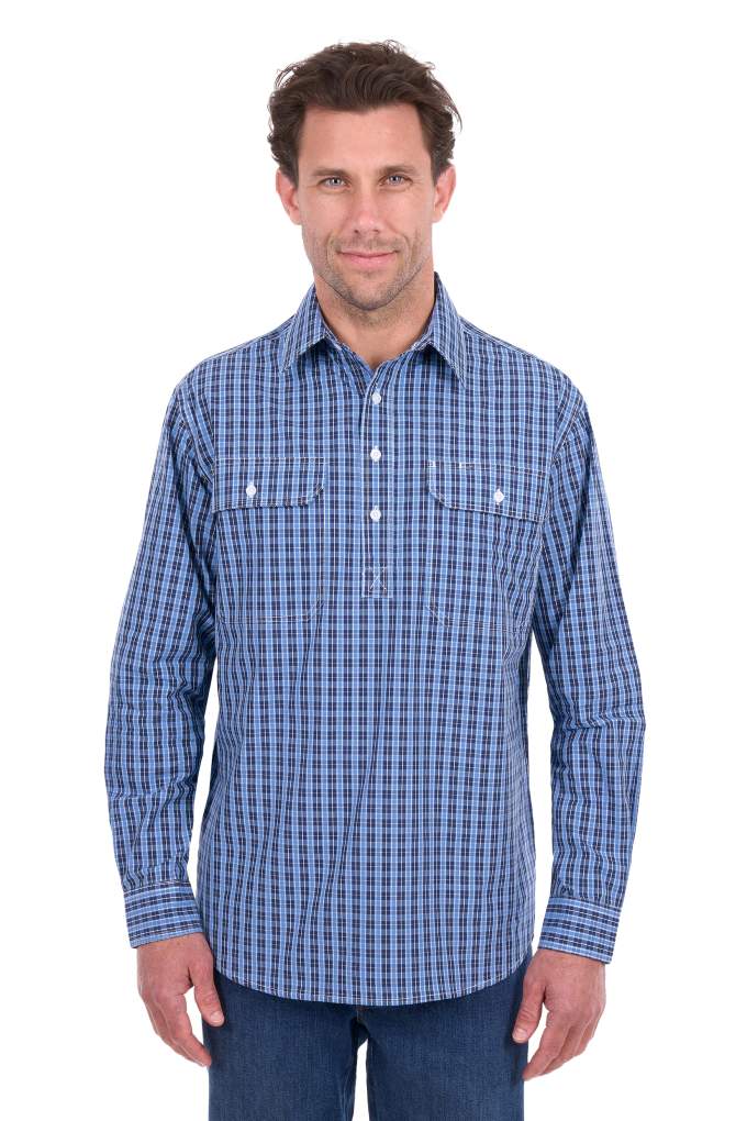 Hard Slog Mens Wyatt Plaid Workshirt