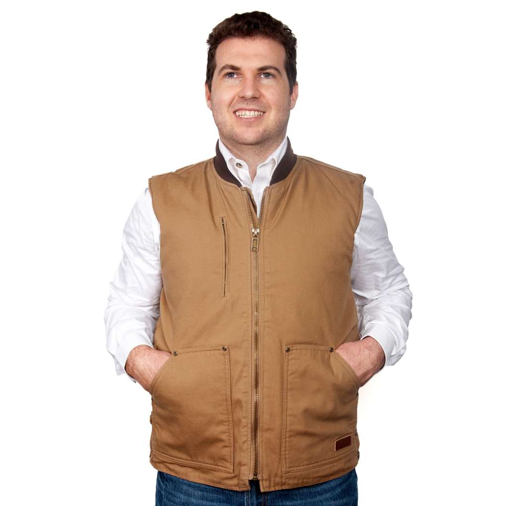 Just Country Mens Diamantina Vest Khaki