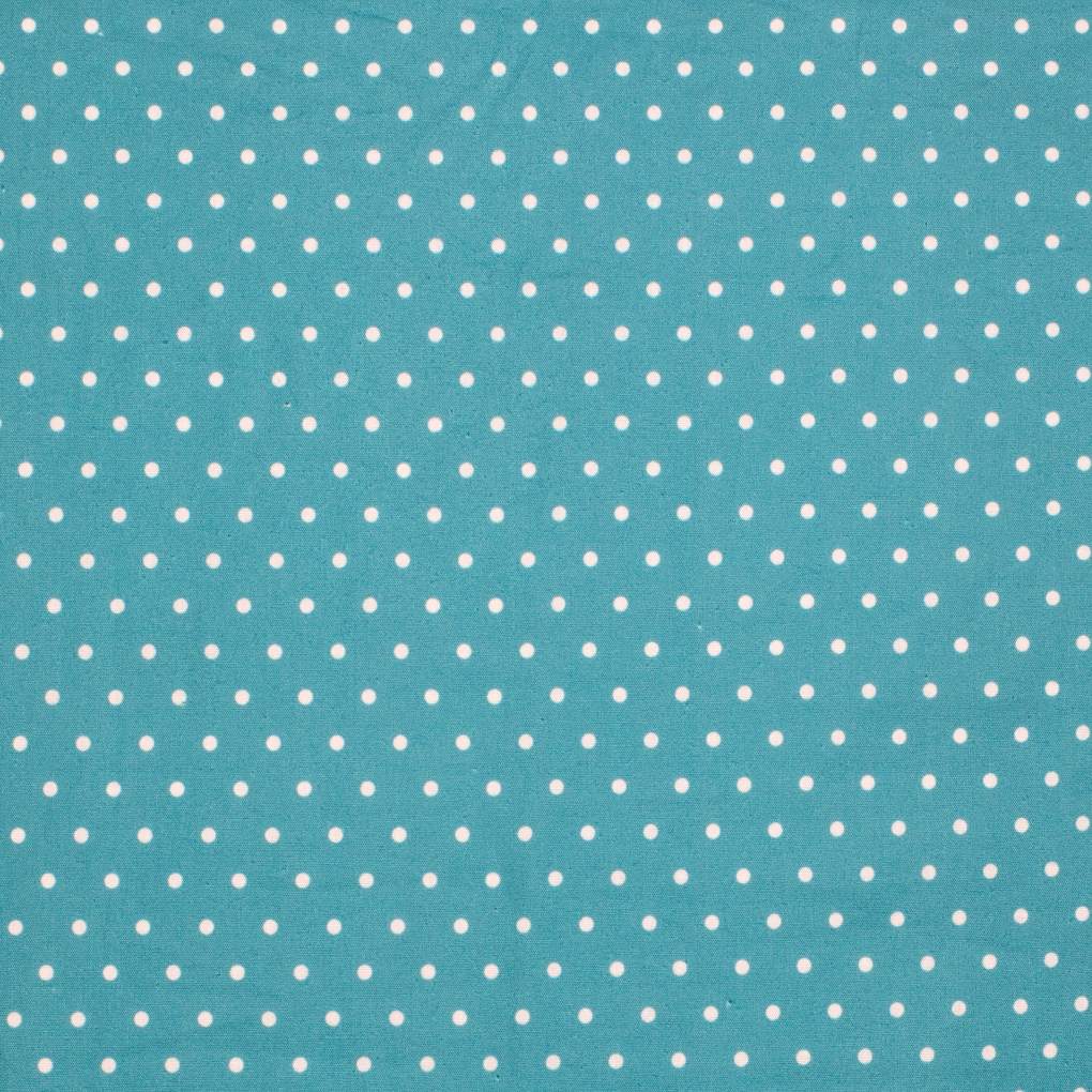 JCA Carlee Bay Teal Spots/Deep Ultramarine Blue Spots Double Sided Scarf