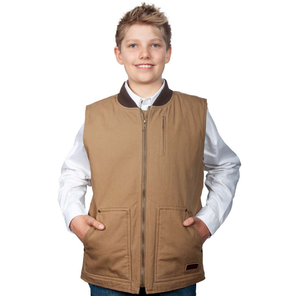 Just Country Junior Diamantina Vest Khaki