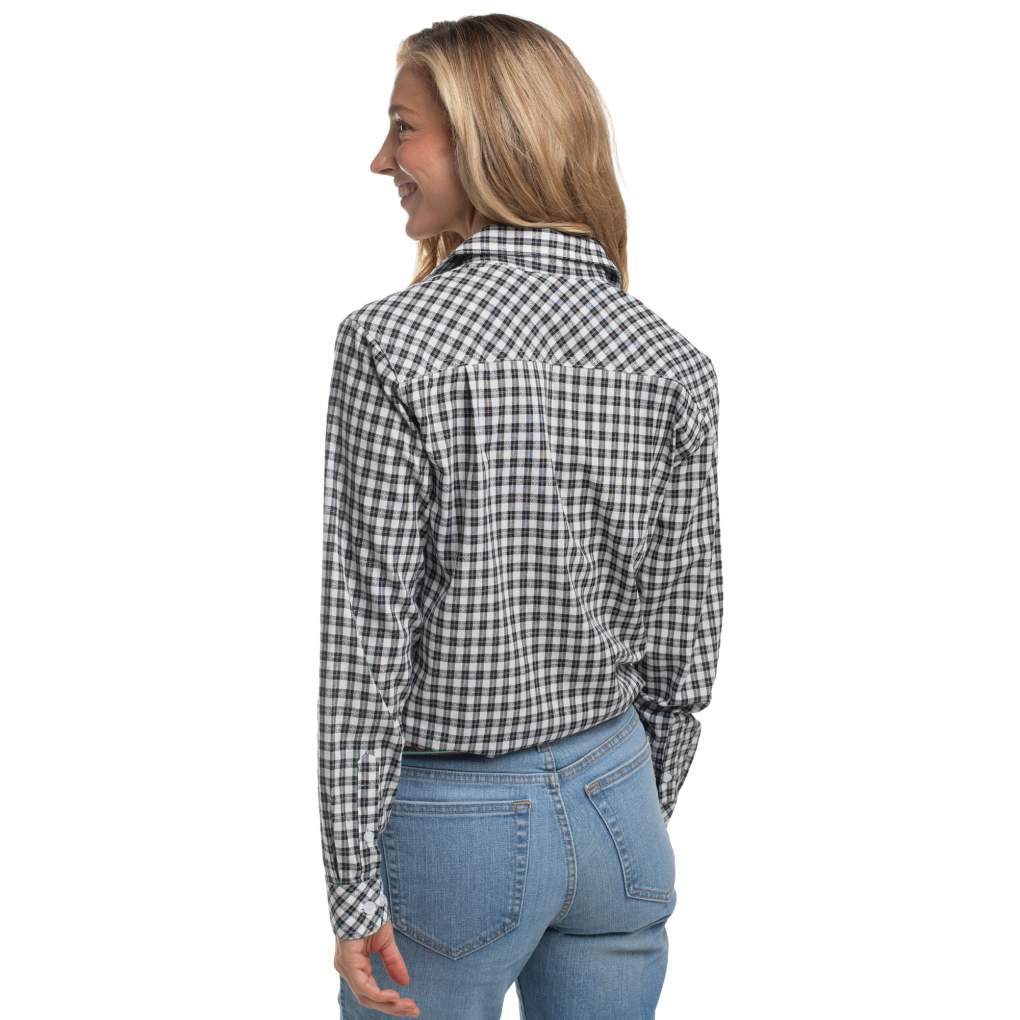 JCA Ladies Abbey Black/White Check Workshirt