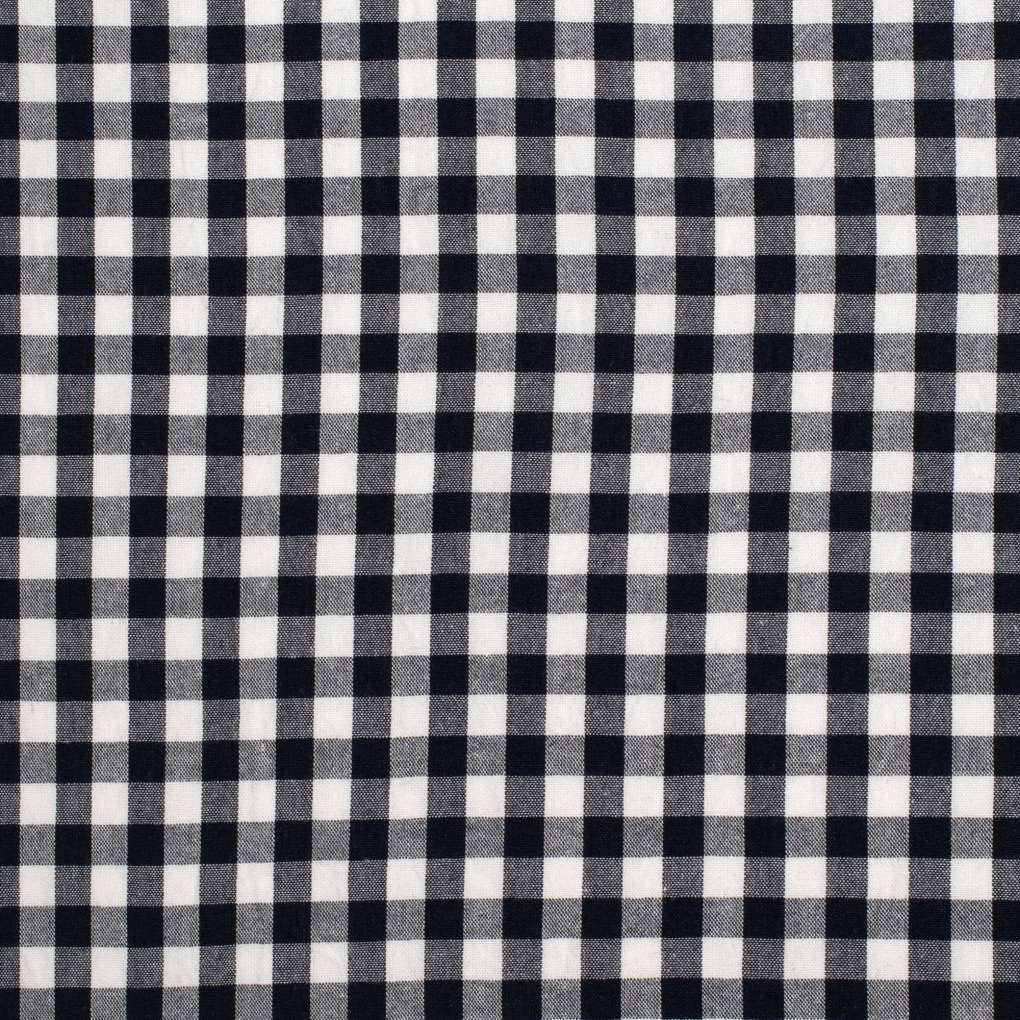 JCA Ladies Abbey Frills Navy Check Workshirt