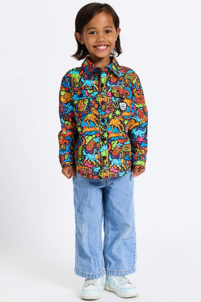 TradeMutt Kids Shindig Shenanigans Work Shirt