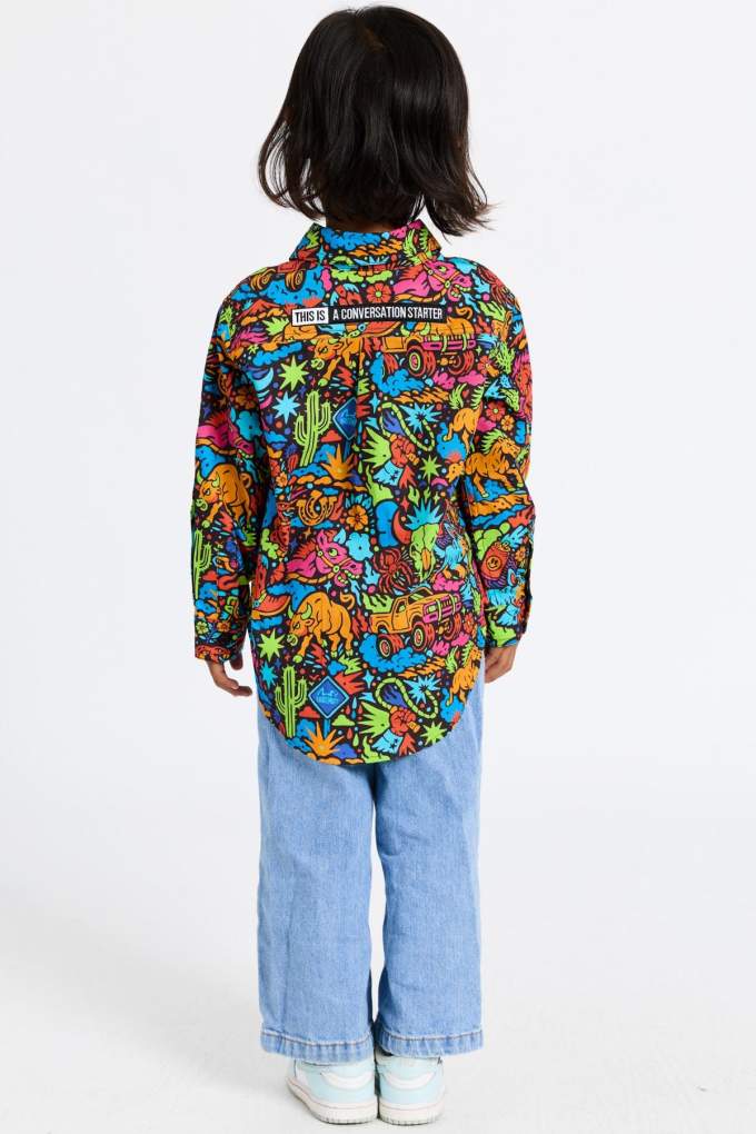 TradeMutt Kids Shindig Shenanigans Work Shirt