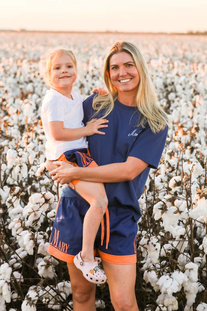 Mary G Old School Aust Cotton Panel Shorts