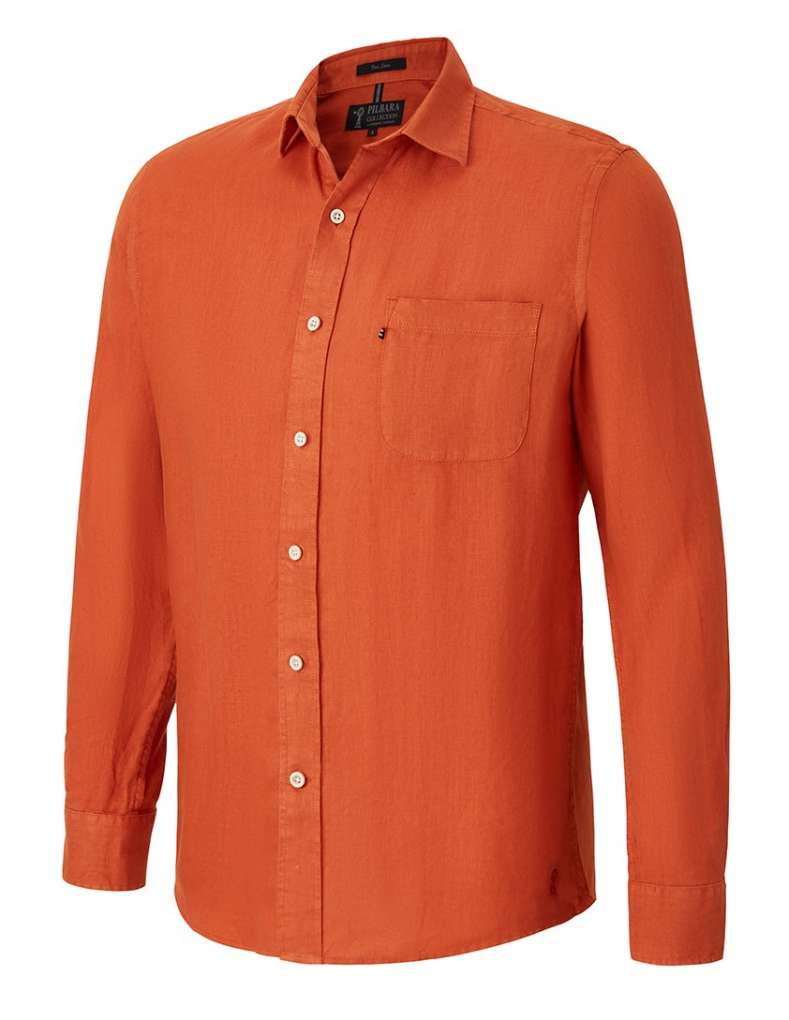 Ritemate Pilbara Mens Linen Shirt