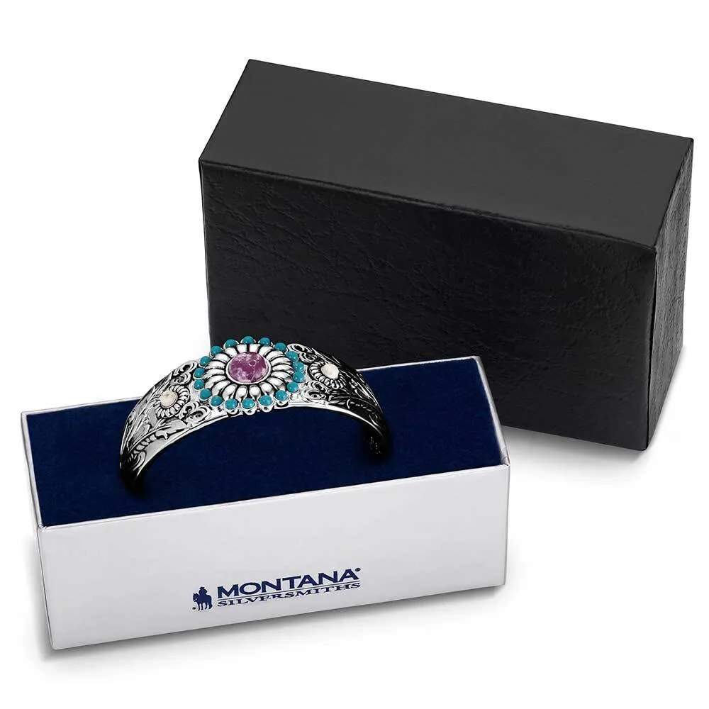 Montana Desert Flower Cuff Bracelet