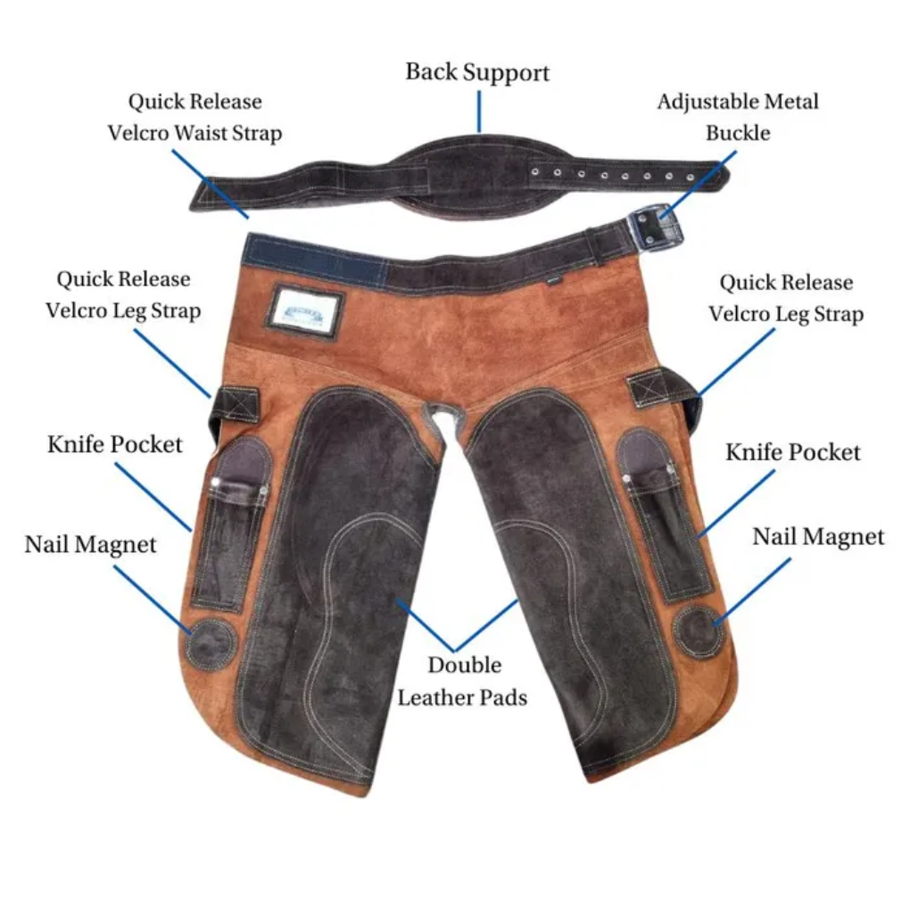 O Dwyer Farrier Apron Leather Short