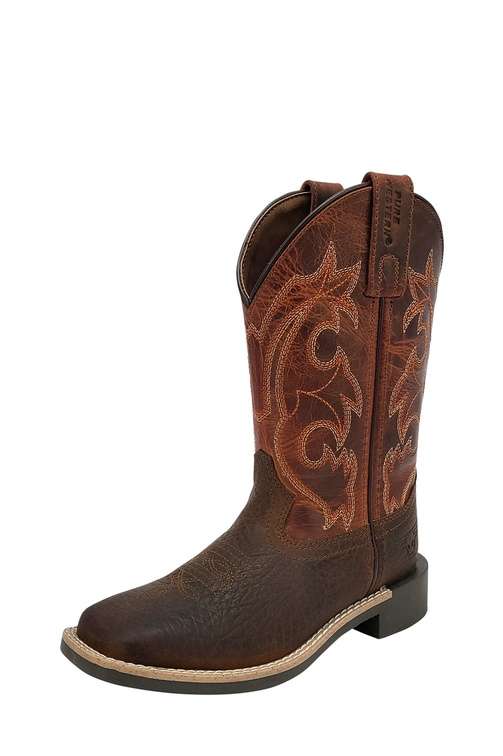 Pure Western Kids Barrett Boot Rust