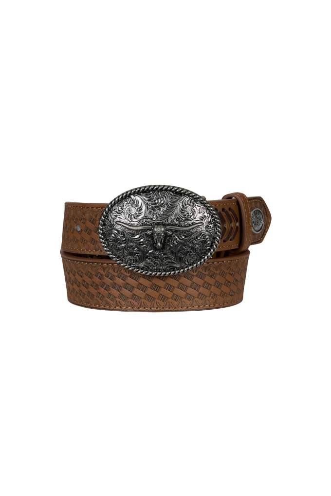 Pure Western Kids Jayson Belt Tan