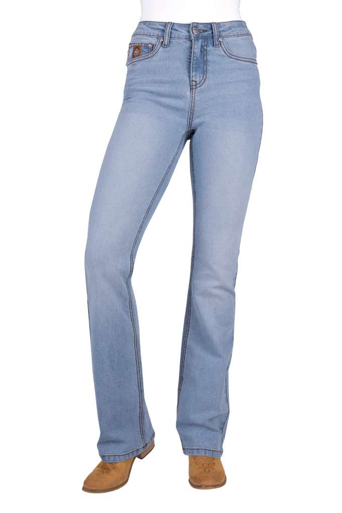 Pure Western Ladies Liz High Rise Jeans 34 Leg