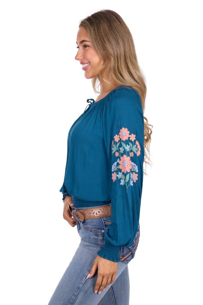 Pure Western Ladies Melina L/S Blouse