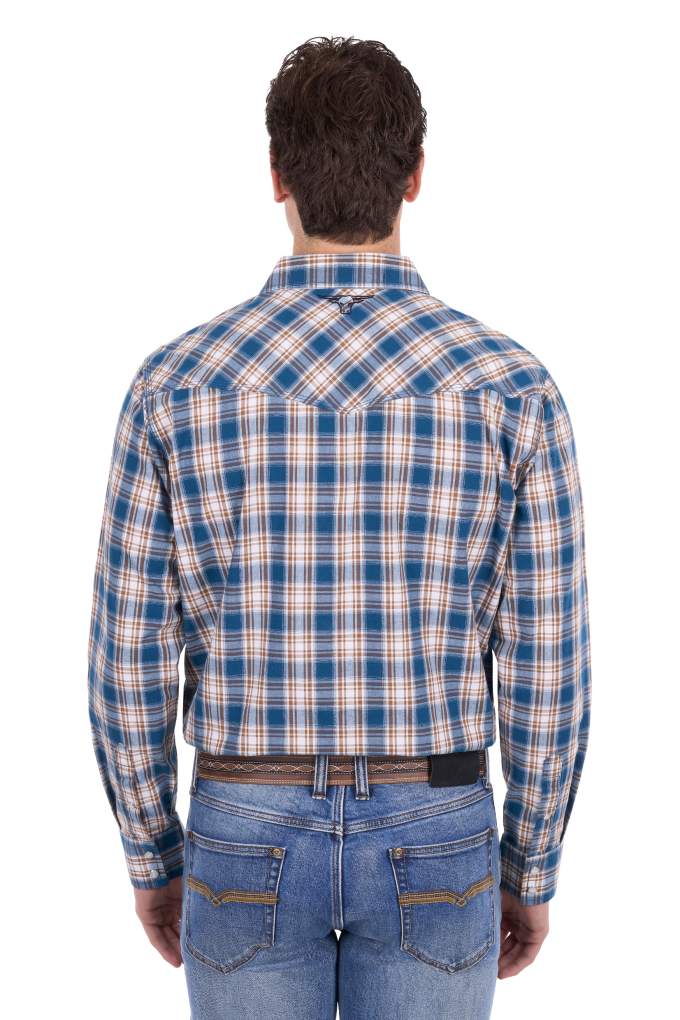 Pure Western Mens Todd Plaid Shirt
